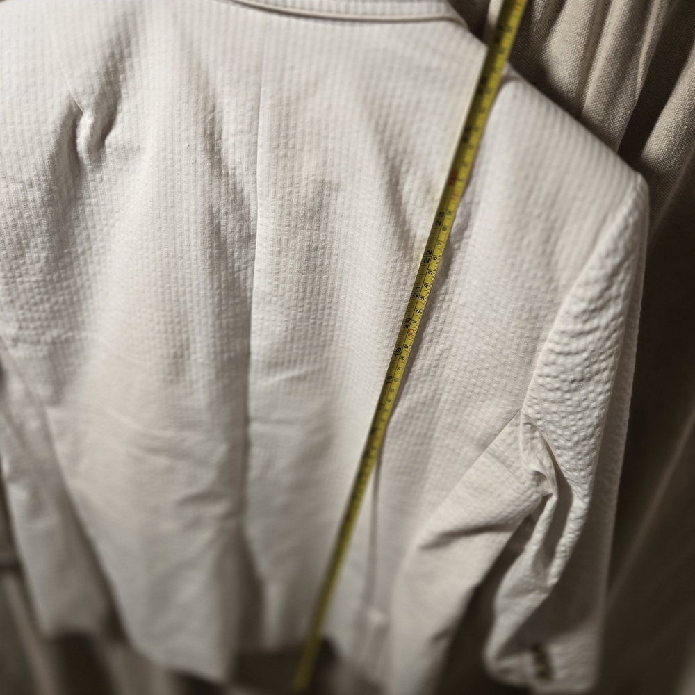 Banana Republic Ivory Textured Suit Jacket - Picture 6 of 6